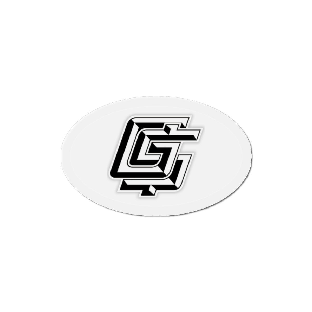 GoldBoys B&W Die-Cut Magnet
